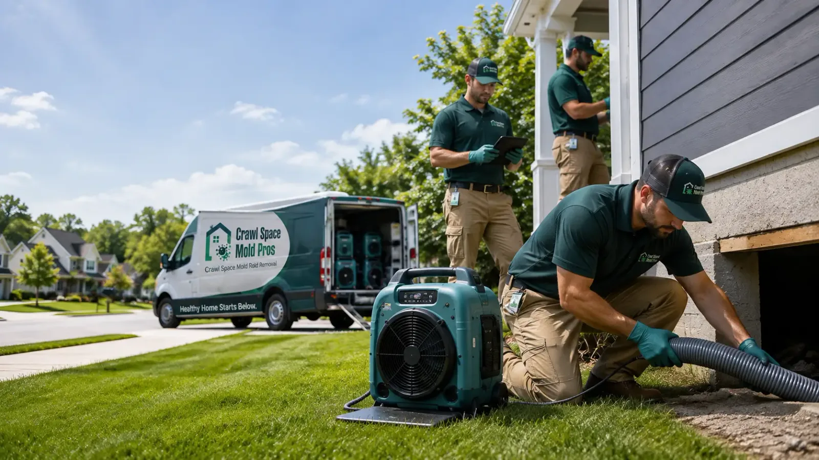 Crawl Space Mold Removal in Polo, IL